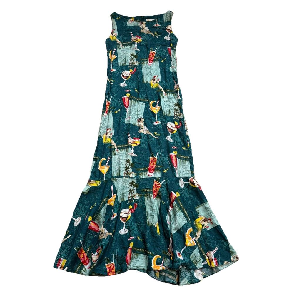Vintage Mamo Howell Hawaiian Dress - Don Beachcomber Maxi Dress